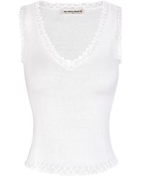 My Mum Made It - Lace Knit Tank - Lyst