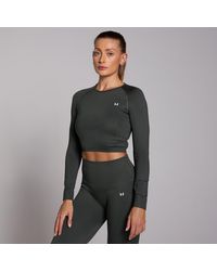 Mp - Shape Seamless Long Sleeve Crop Top - Lyst