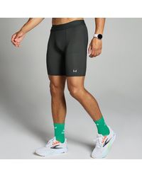Mp - Velocity Contrast Ribbed Baselayer Shorts - Lyst