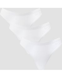Mp - Mid Rise No Vpl Thong (3 Pack) - Lyst
