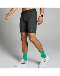 Mp - Velocity Contrast Ribbed Baselayer Shorts - Lyst
