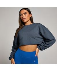 Mp - Teo Slouchy Cropped Long Sleeve Top - Lyst
