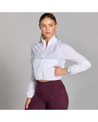 Mp - Velocity Slim Fit Cropped Windbreaker - Lyst