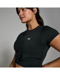Mp - Power Short Sleeve Crop Top - Lyst