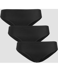 Mp - Mid Rise No Vpl Bikini Brief (3 Pack) - Lyst