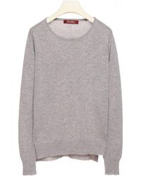 Max Mara Studio Cachemire And Wool Sweater - Gray
