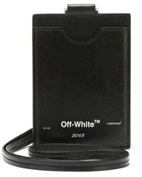 Off-White c/o Virgil Abloh Printed Logo Card Case - Black