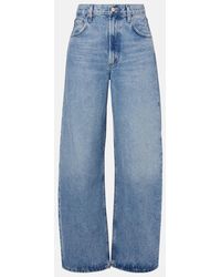 Agolde - Low Curve Mid-Rise Wide-Leg Jeans - Lyst