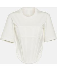 Dion Lee - Corset Cotton Jersey T-shirt - Lyst