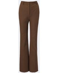 JOSEPH - Tafira Gabardine Flared Pants - Lyst