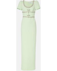 Self-Portrait - Embellished Crepe Gown - Lyst