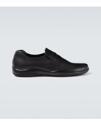 Prada - Toblach Leather Loafers - Lyst