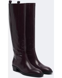 Jimmy Choo - Mave Leather Knee-High Boots - Lyst