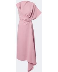 ROKSANDA - Elva Asymmetric Crepe Midi Dress - Lyst
