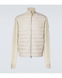 Moncler - Down-Paneled Wool And Cashmere Jacket - Lyst