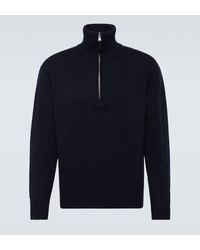 Allude - Cashmere Half-zip Sweater - Lyst