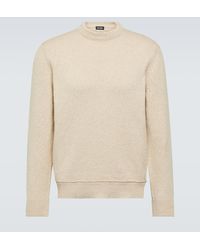 Zegna - Cotton Sweater - Lyst