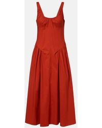 Faithfull the Brand - Olas Cotton Midi Dress - Lyst