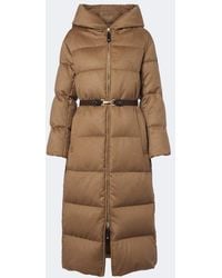 Max Mara - The Cube Reversible Calf Hair Down Coat - Lyst