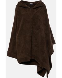 Alaïa - Cotton Terry Hoodie - Lyst