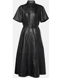 Altuzarra - Kiera Leather Shirt Dress - Lyst