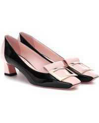 Roger Vivier Salones Trompette 45 de charol - Multicolor