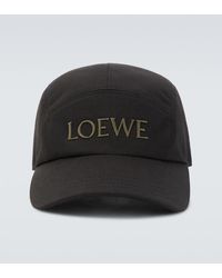 Loewe - Logo Cotton Drill Baseball Cap - Lyst