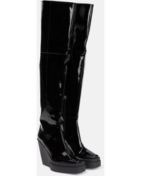 Gia Borghini - Gia 31 Patent Leather Over-the-knee Boots - Lyst