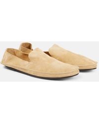 The Row - Tyler Suede Loafers - Lyst