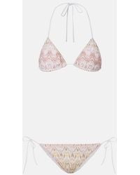 Missoni - Lame Bikini - Lyst