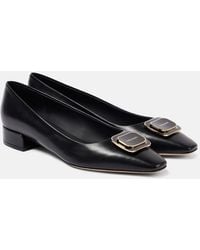 Ferragamo - Ballerinas Venera 20 Aus Leder - Lyst