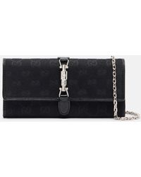 Gucci - Jackie Gg Canvas Clutch - Lyst