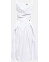Vivienne Westwood - Sunday Cotton Midi Dress - Lyst