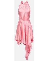 Stella McCartney - Cutout Asymmetric Halterneck Dress - Lyst