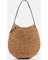 JW Anderson - Bulb Small Raffia Bucket Bag - Lyst