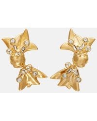 Oscar de la Renta - Pendientes De Clip Adornados - Lyst