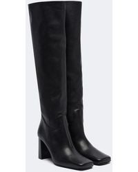 KHAITE - Petra Leather Knee-High Boots - Lyst