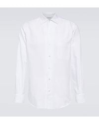 Loro Piana - Andre Cotton Poplin Oxford Shirt - Lyst