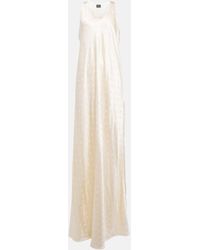 Balenciaga Racerback Gown - White