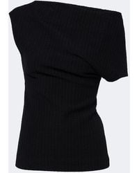 TOTEME - One-Shoulder Cotton Top - Lyst