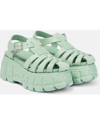 Miu Miu - Fisherman Eva Platform Sandals - Lyst