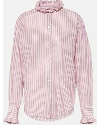 Isabel Marant - Saoli Striped Cotton Shirt - Lyst