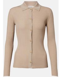 Max Mara - Ribbed-Knit Wool Cardigan - Lyst