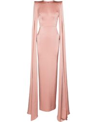 Alex Perry Exklusiv bei Mytheresa – Robe Julian aus Crêpe - Pink