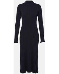Proenza Schouler - Midikleid Carmen Aus Rippstrick - Lyst