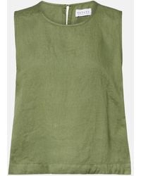 Velvet - Maxine Linen Top - Lyst