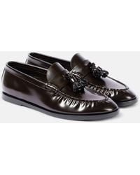 The Row - Leather Loafers - Lyst