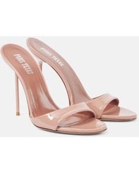 Paris Texas - Lidia 105 Patent Leather Mules - Lyst