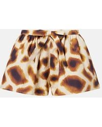 Christopher Esber - Printed Cotton Shorts - Lyst