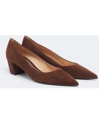 Gianvito Rossi - Aylin Suede Pumps - Lyst